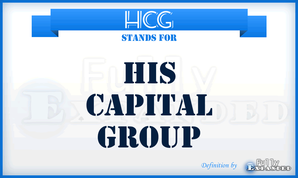 HCG - His Capital Group