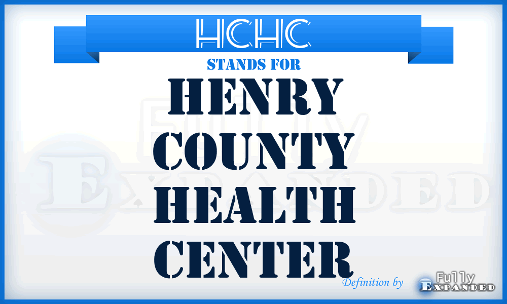 HCHC - Henry County Health Center