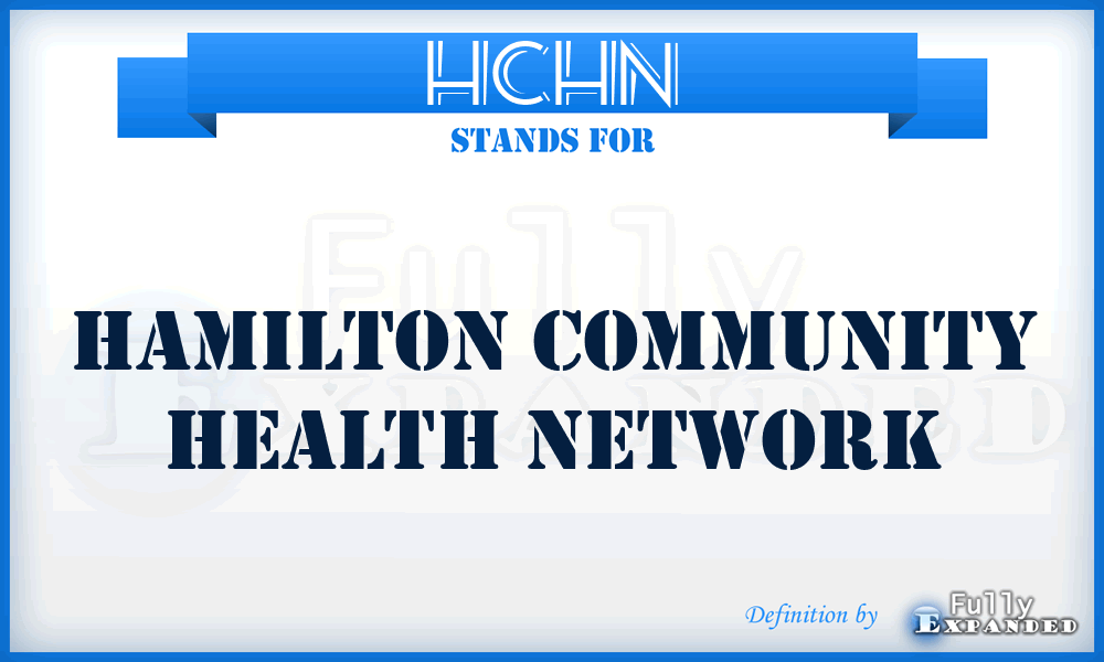 HCHN - Hamilton Community Health Network