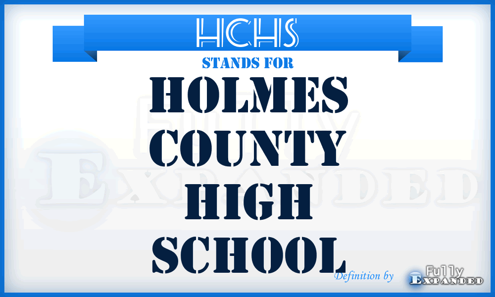 HCHS - Holmes County High School