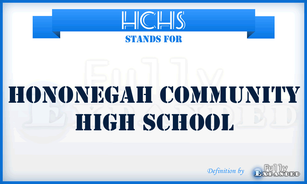 HCHS - Hononegah Community High School