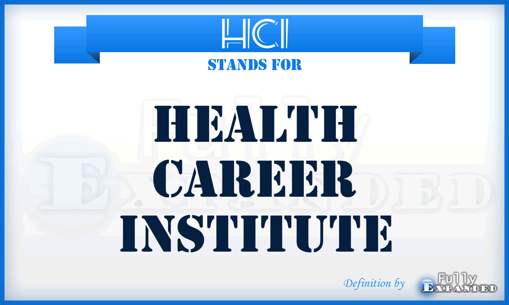 HCI - Health Career Institute