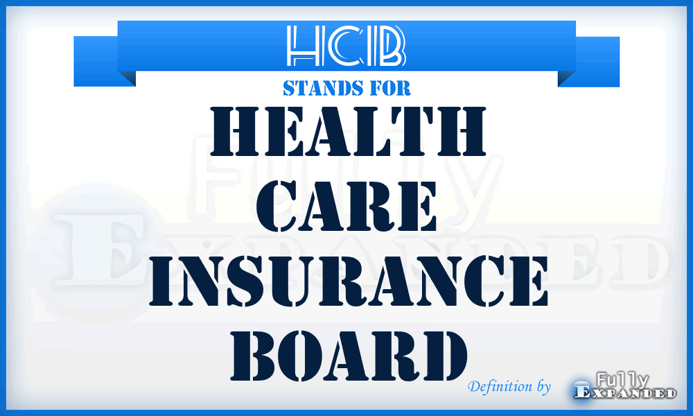 HCIB - Health Care Insurance Board