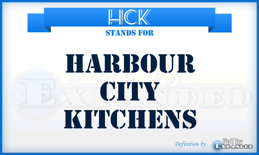 HCK - Harbour City Kitchens