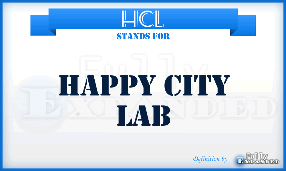 HCL - Happy City Lab