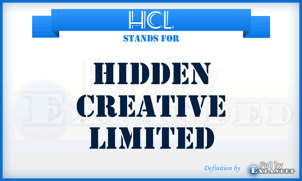 HCL - Hidden Creative Limited