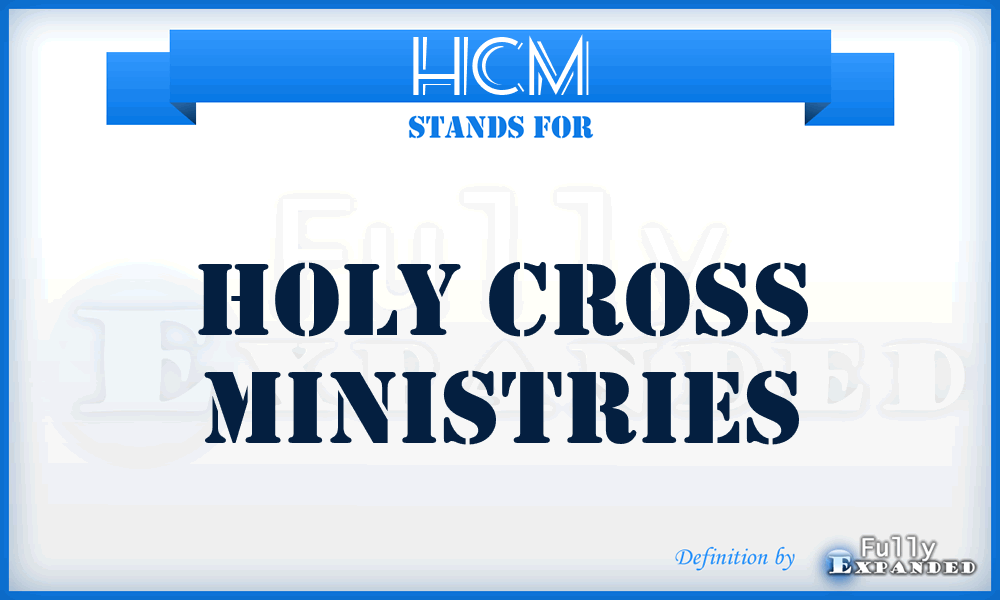 HCM - Holy Cross Ministries