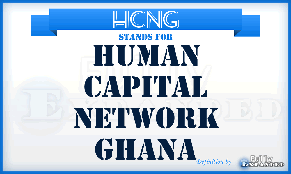 HCNG - Human Capital Network Ghana