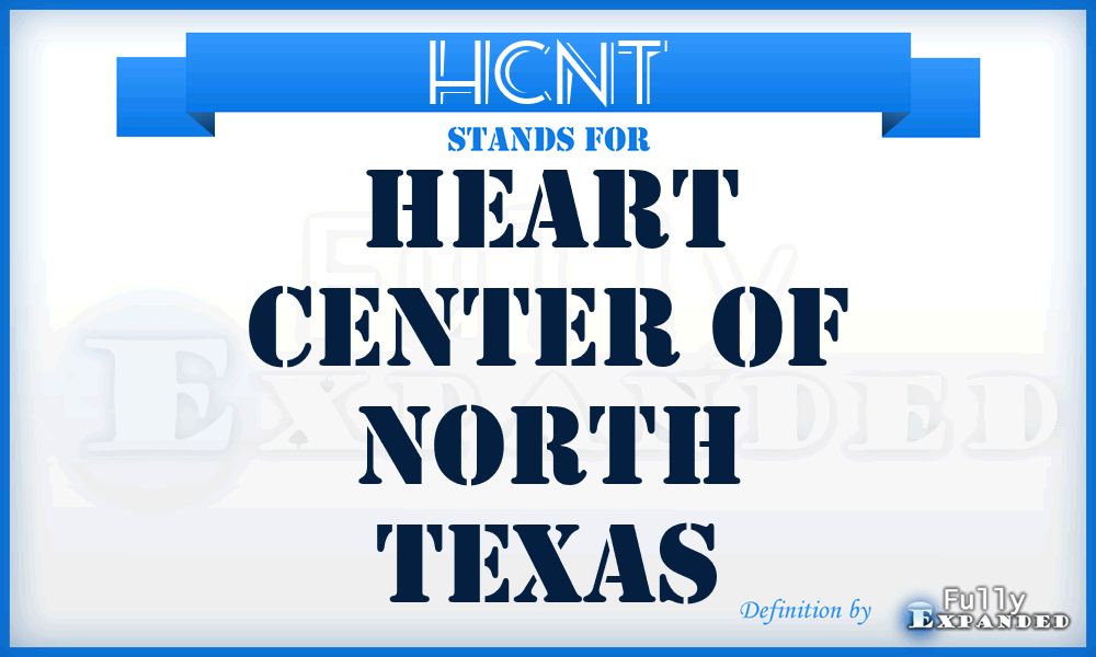 HCNT - Heart Center of North Texas
