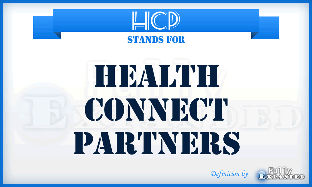 HCP - Health Connect Partners