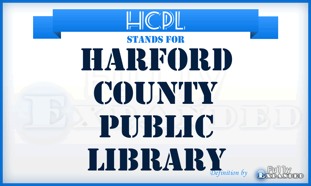 HCPL - Harford County Public Library