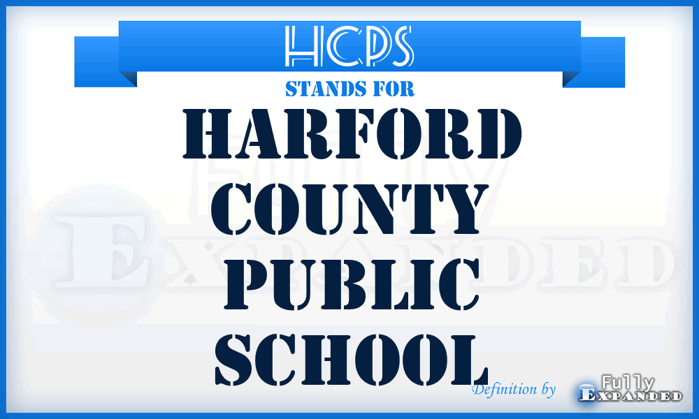 HCPS - Harford County Public School