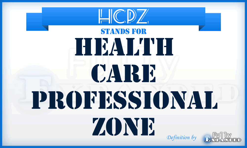 HCPZ - Health Care Professional Zone