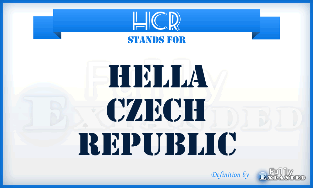 HCR - Hella Czech Republic