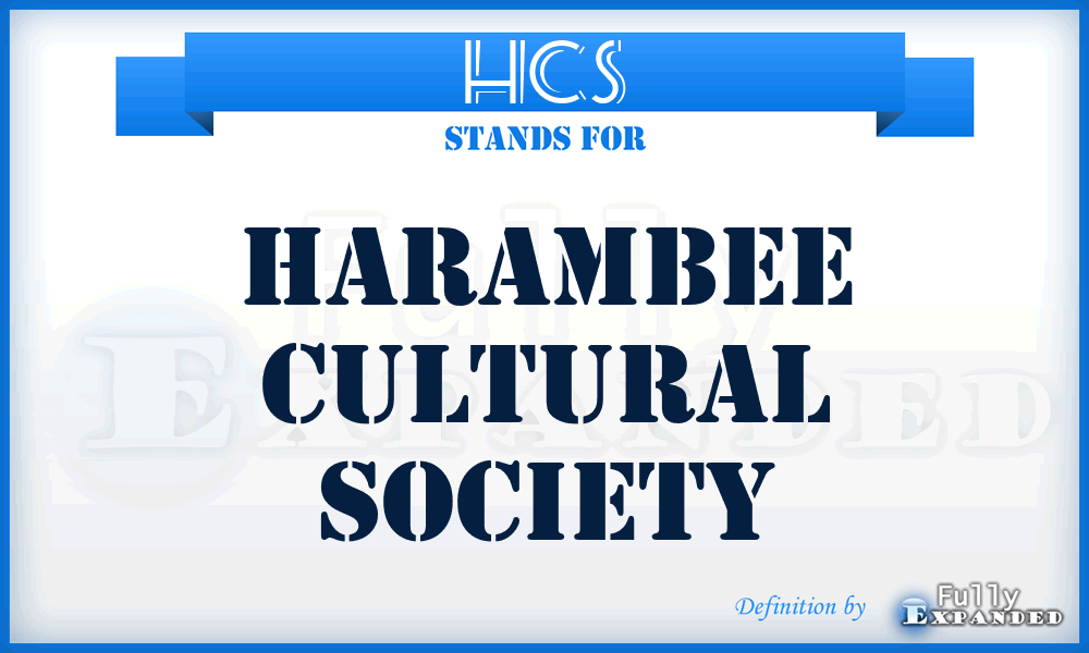 HCS - Harambee Cultural Society