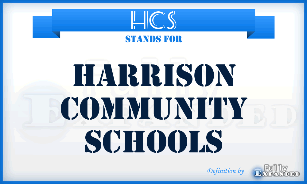 HCS - Harrison Community Schools