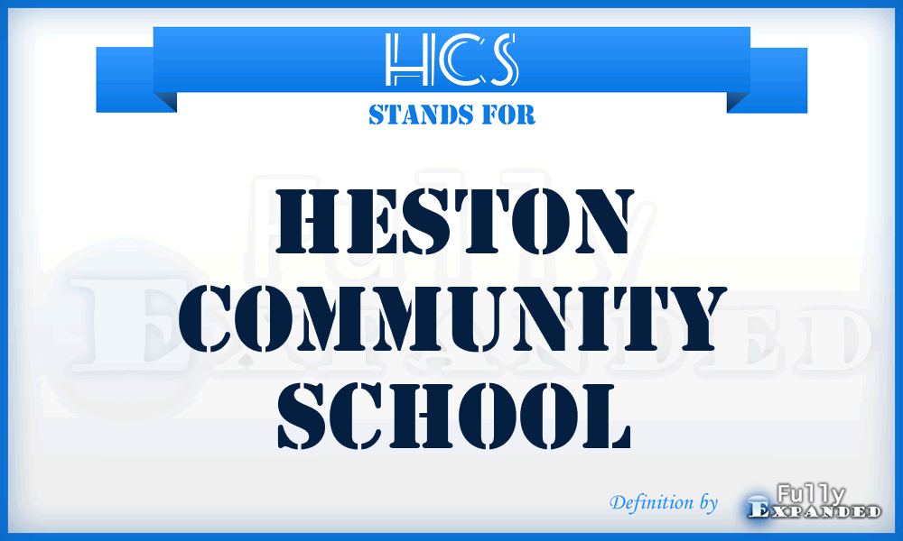 HCS - Heston Community School