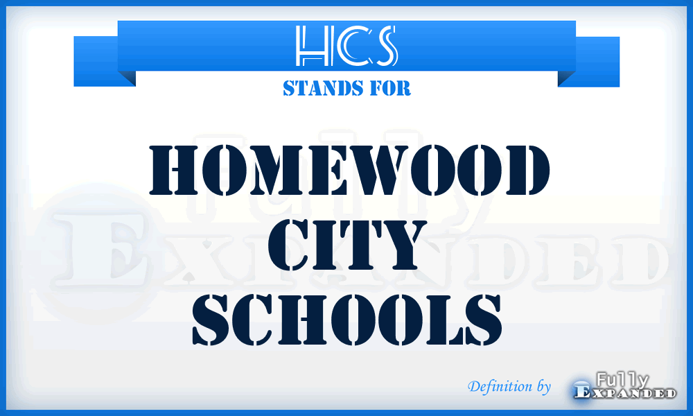 HCS - Homewood City Schools