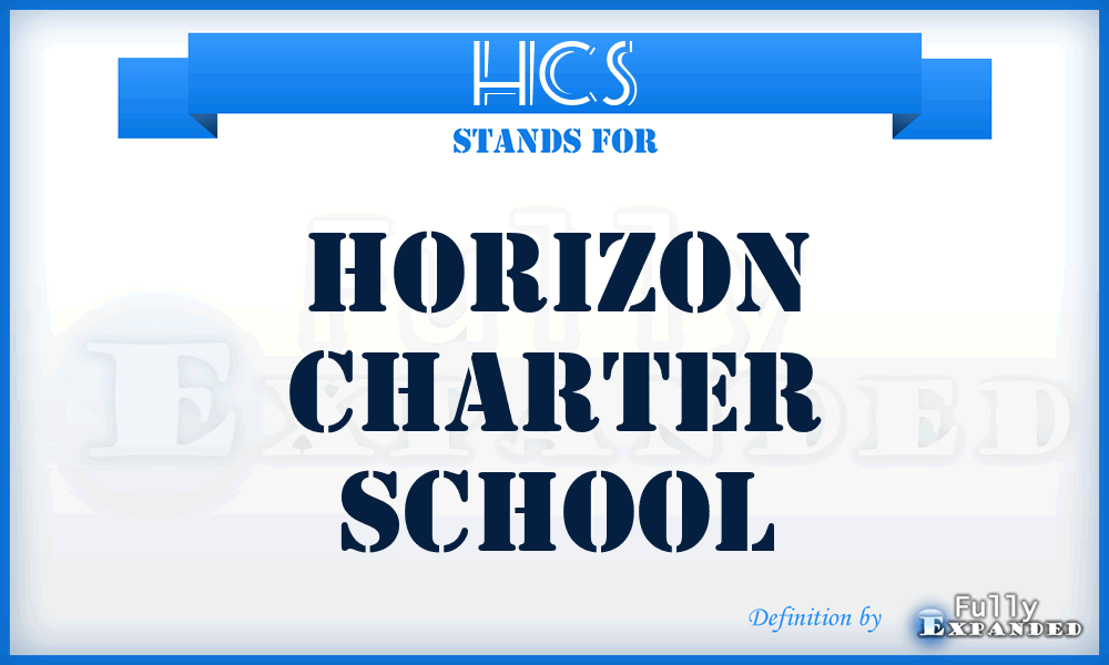 HCS - Horizon Charter School