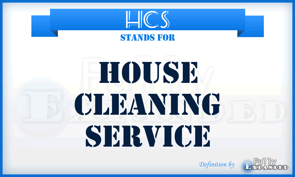 HCS - House Cleaning Service