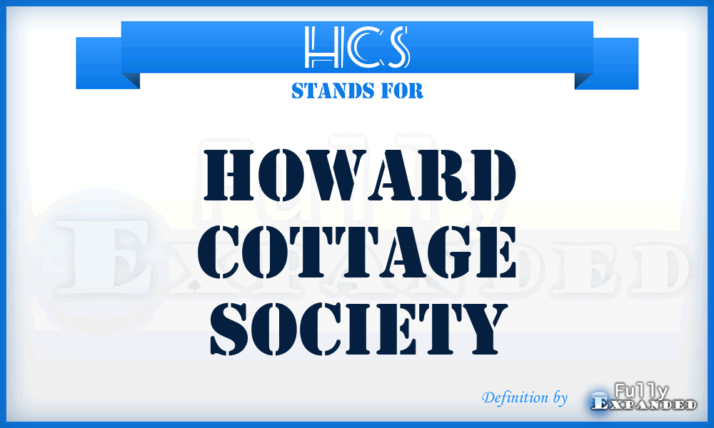 HCS - Howard Cottage Society