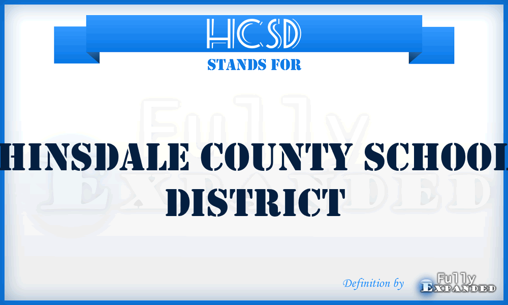 HCSD - Hinsdale County School District