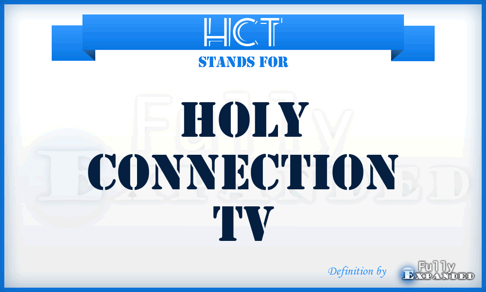 HCT - Holy Connection Tv
