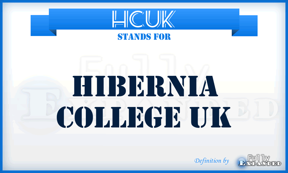 HCUK - Hibernia College UK