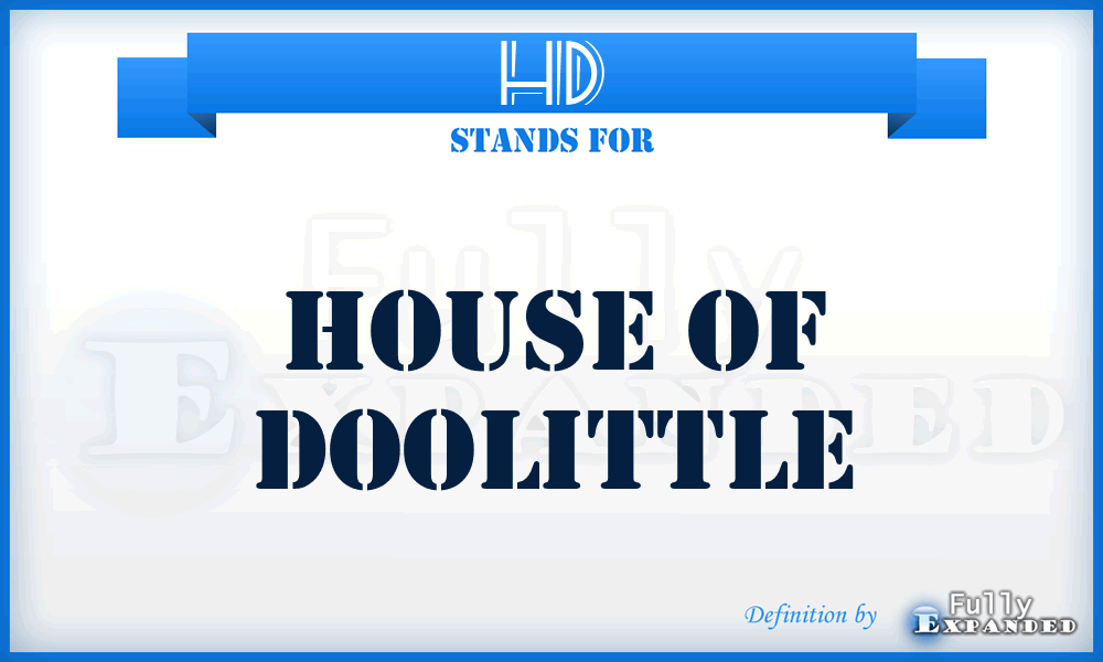 HD - House of Doolittle