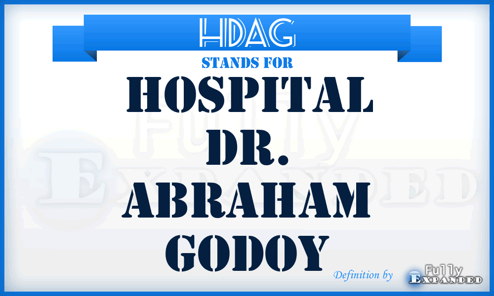 HDAG - Hospital Dr. Abraham Godoy