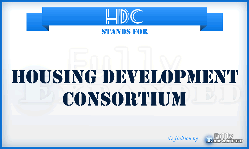 HDC - Housing Development Consortium