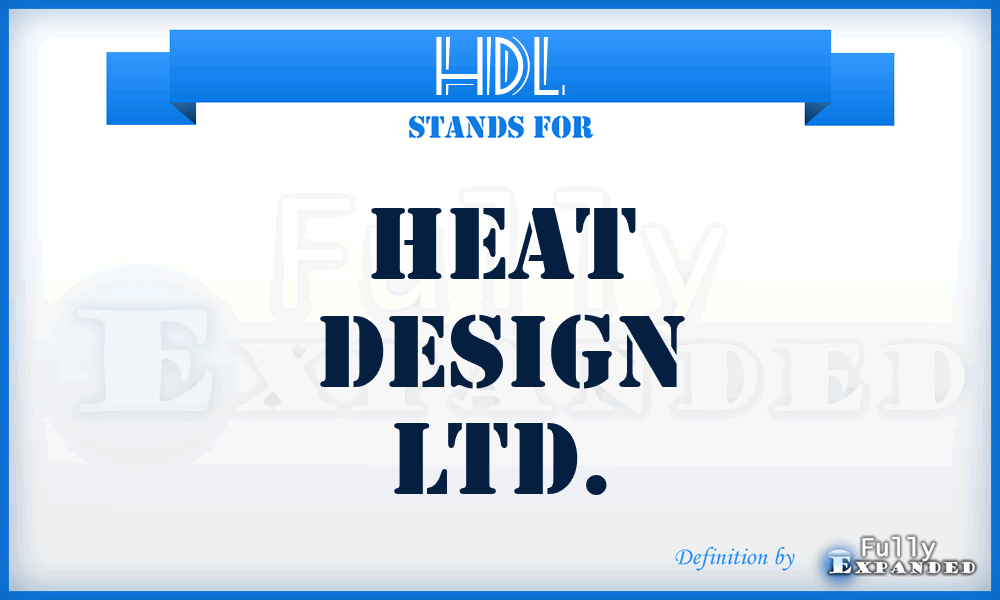 HDL - Heat Design Ltd.