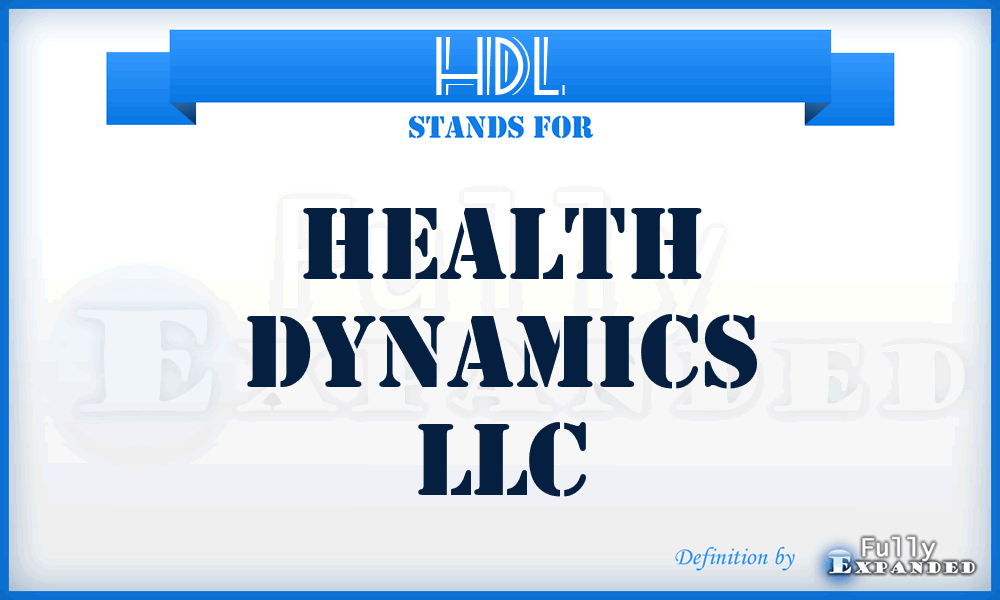 HDL - Health Dynamics LLC