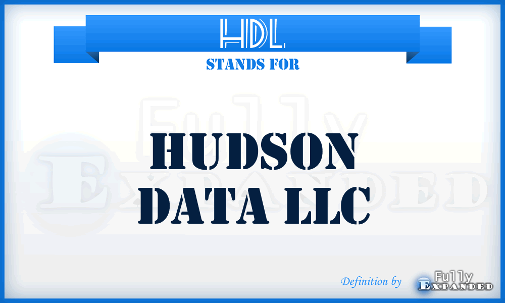 HDL - Hudson Data LLC