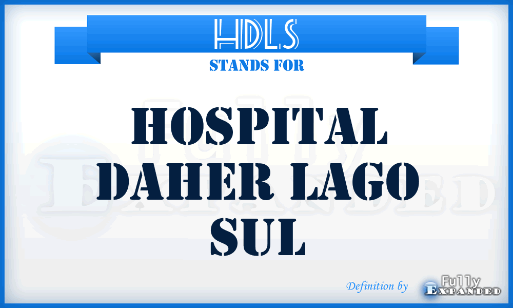 HDLS - Hospital Daher Lago Sul