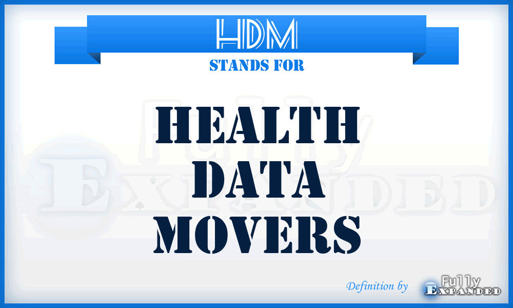 HDM - Health Data Movers