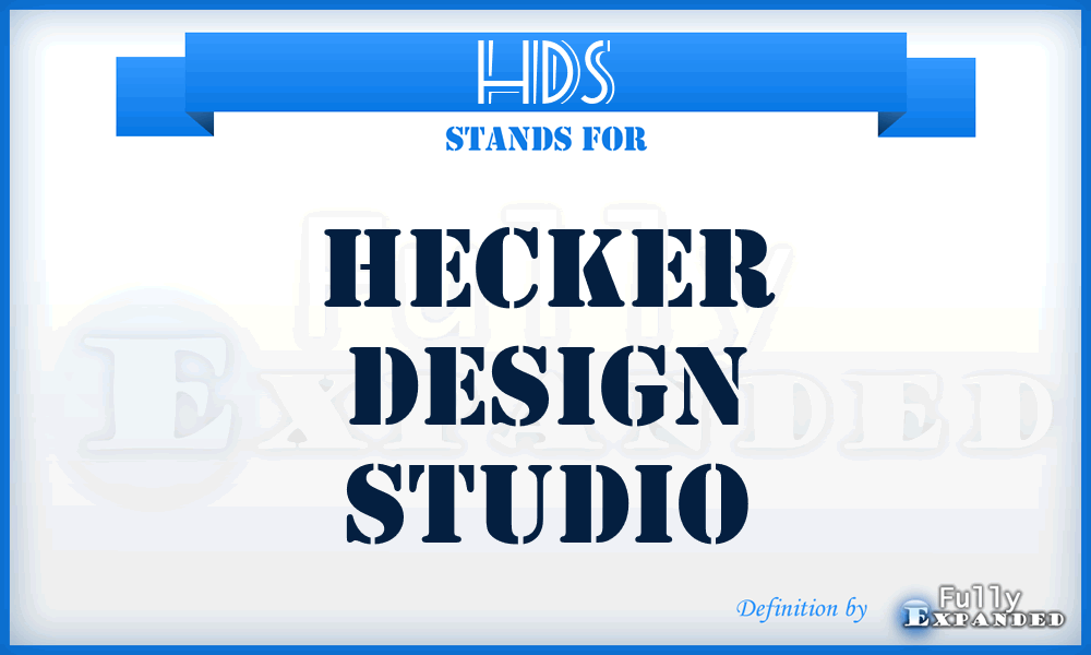 HDS - Hecker Design Studio