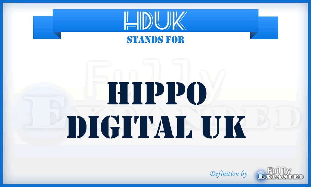 HDUK - Hippo Digital UK