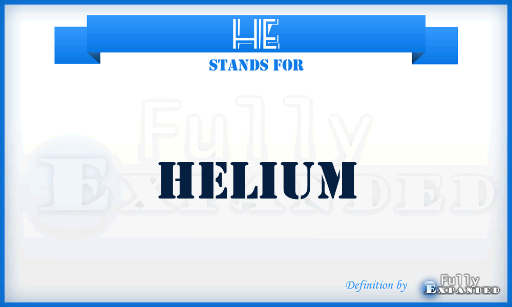 HE - Helium