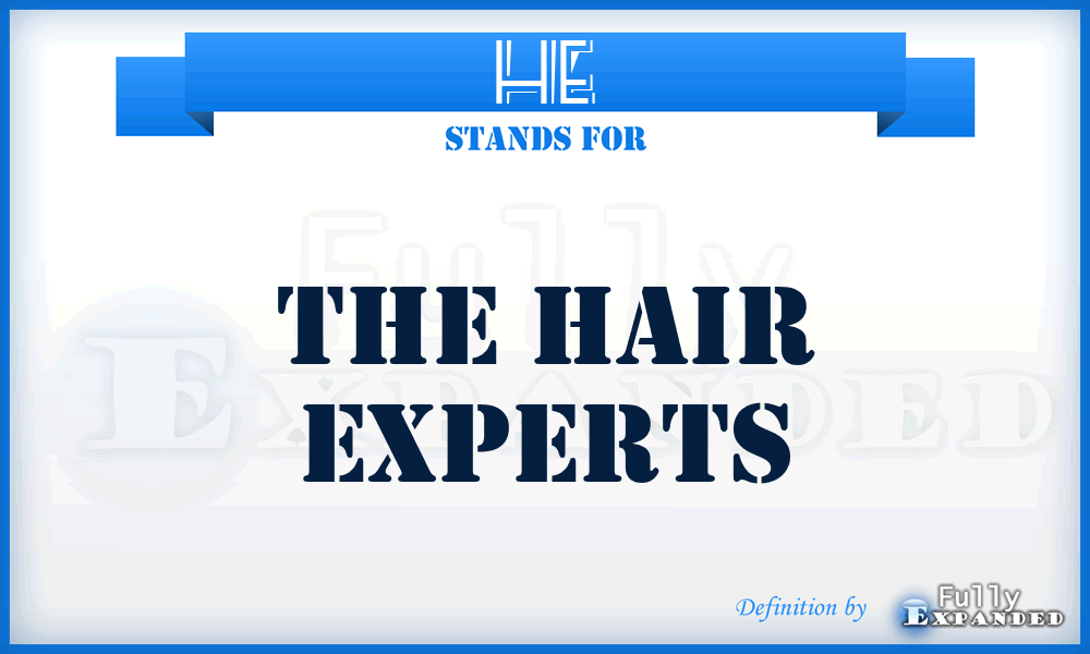 HE - The Hair Experts