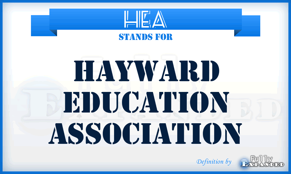 HEA - Hayward Education Association