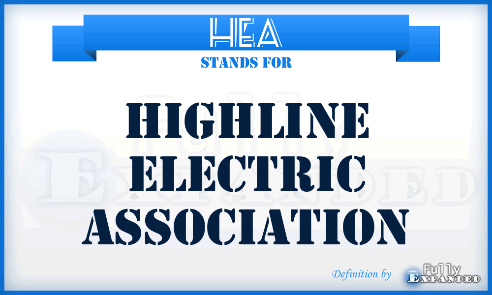 HEA - Highline Electric Association