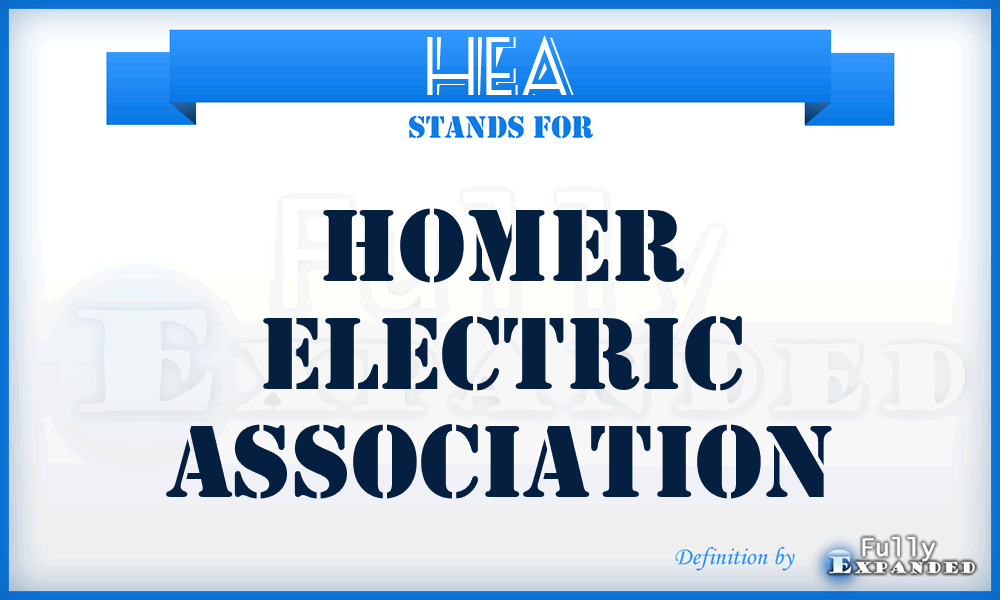 HEA - Homer Electric Association
