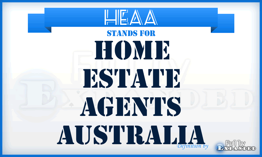 HEAA - Home Estate Agents Australia