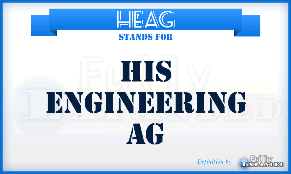 HEAG - His Engineering AG