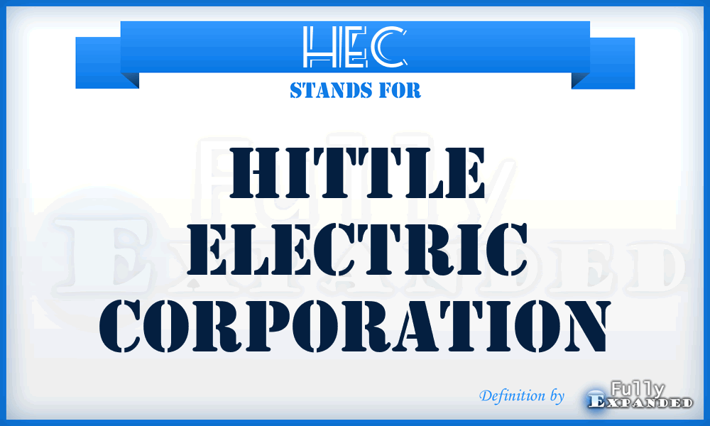 HEC - Hittle Electric Corporation