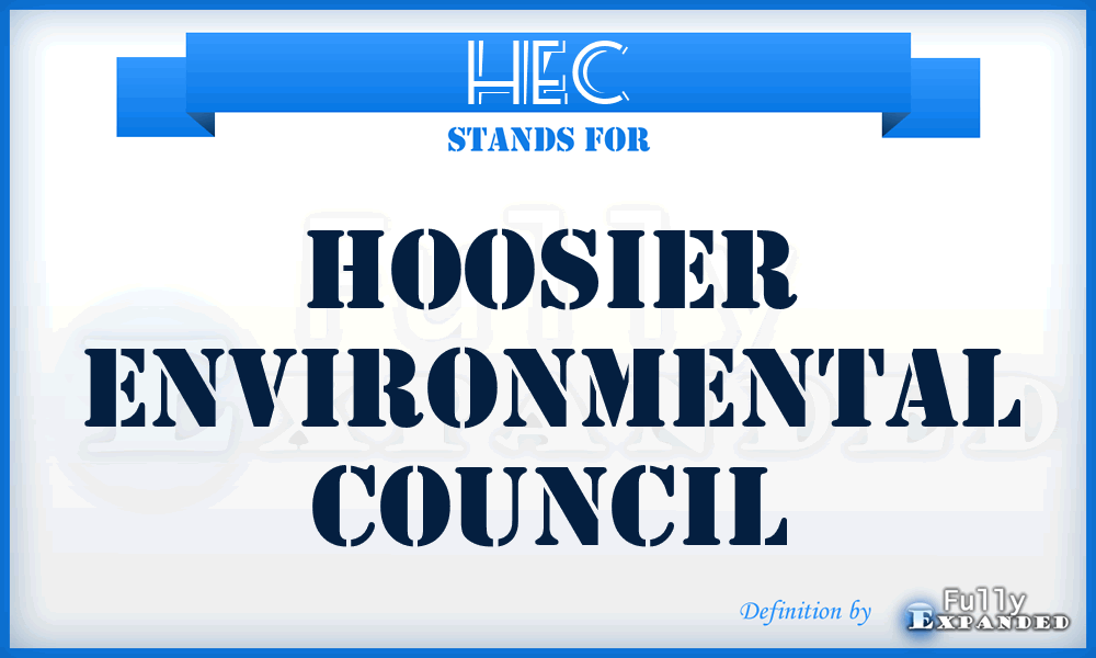 HEC - Hoosier Environmental Council