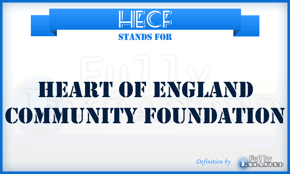 HECF - Heart of England Community Foundation