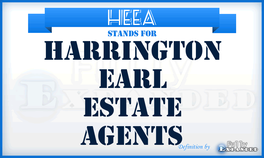 HEEA - Harrington Earl Estate Agents