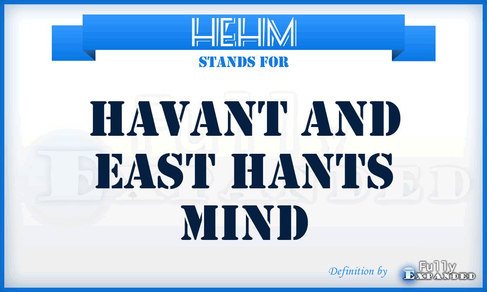 HEHM - Havant and East Hants Mind